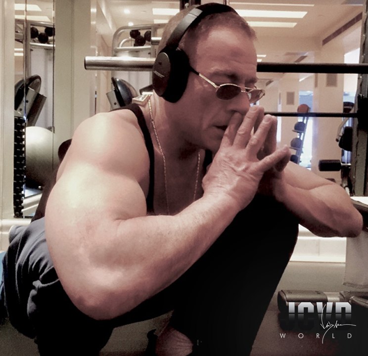 JCVD house visit training room - Jean Claude Van Damme