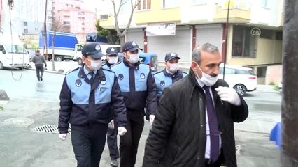 Bahçelievler'de semt pazarlarının koronavirüs düzenlemesine uyup uymadığı denetlendi