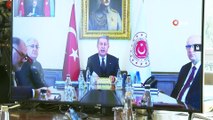 Cumhurbaşkanı Erdoğan, kabine üyeleriyle video konferans toplantısı gerçekleştirdi