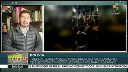 Bolivia: TSE propone nueva fecha para comicios generales por Covid-19