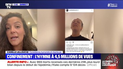 La comédienne Camille Lellouche appelle à un confinement obligatoire