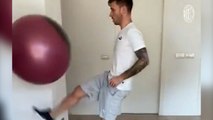 Le nouveau StayAtHomeChallenge de Lucas Biglia avec l’AC Milan