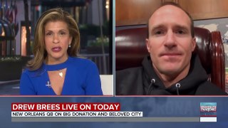 Drew Brees decided to donate $5 million to help Louisiana