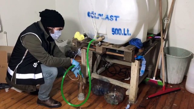 Büyükçekmece'de sahte içki operasyonu: 4 gözaltı - İSTANBUL