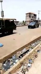 Des militaires acclamés par des manifestants sur l'axe Hamdallaye-Bambeto