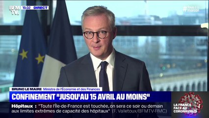 Pour Bruno Le Maire, la prolongation du confinement est une "décision de sagesse"