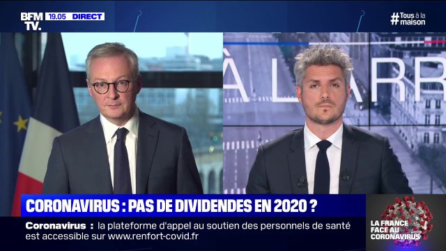 Chômage partiel: Bruno Le Maire appelle les entreprises à faire preuve de la plus grande modération dans le versement des dividendes