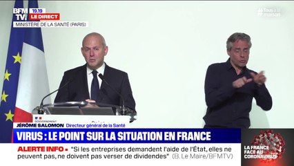 Coronavirus: près de 5700 personnes sont sorties guéries de l'hôpital, selon Jérôme Salomon