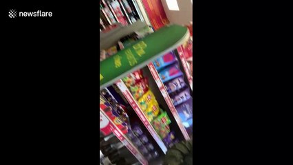 'Over gloves!' Outrageous fight breaks out at UK shop amid coronavirus fears