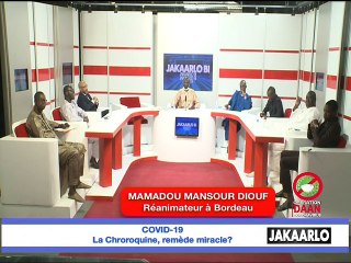 Download Video: Mamadou Mansour Diouf réanimateur à Bordeaux dans Jakaarlo bi du 27 Mars 2020