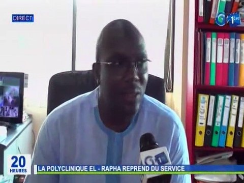 RTG / Covid 19 - Après sa mise en quarantaine la polyclinique El Rapha reprend du service - aucun nouveau cas de contamination enregistré