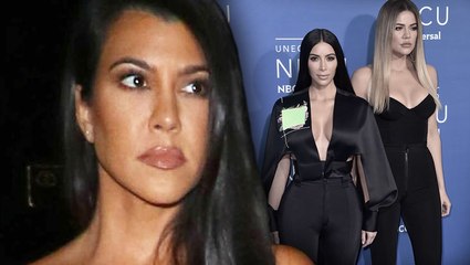 Скачать видео: Kourtney Kardashian Quits KUWTK & Shades Khloe & Kim Kardashian