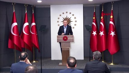 İSTANBUL CUMHURBAŞKANI ERDOĞAN YENİ KORONOVİRÜS TEDBİRLERİNİ AÇIKLADI