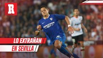 Nolito: 'Es una pena que Chicharito se haya ido del Sevilla'