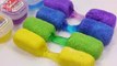 Learn Colors Slime Toys Cheese Stick Foam Clay Colors Slime DIY Toys For Kids