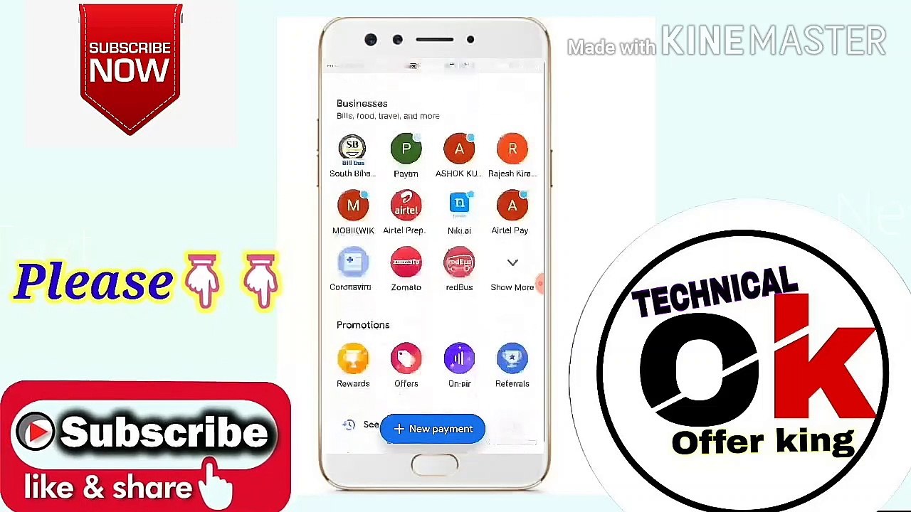 GOOGLE PAY NEW DTH & RECHARGE OFFER, VMATE RS *100 PAYTM CASH FOR ALL USER'S...