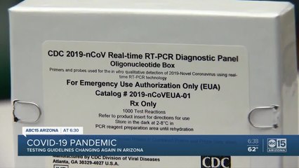 Testing guidelines change again in Arizona