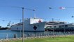 - USNS Mercy yüzen hastane gemisi, Los Angeles Limanı'na geldi