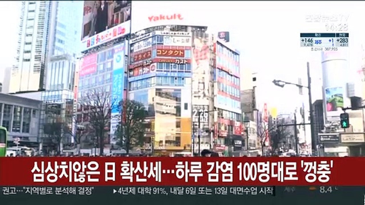 심상치 않은 日 확산세…하루 감염 100명대로 '껑충'