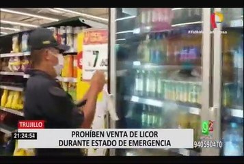 La Libertad: prohíben venta de licor en Trujillo por estado de emergencia