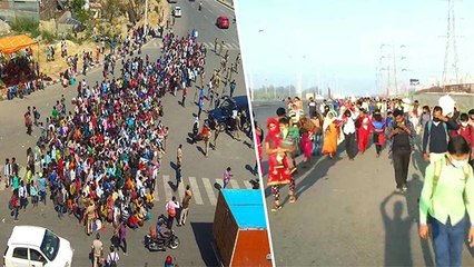 Thousands Of Migrants Are Walking From Delhi To Bihar Amid Lockdown