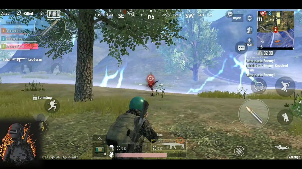 PUBG best gaming. For 6 kill in scar l gun. Dark David gaming