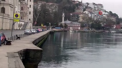 Korona virüs nedeniyle Kuleli Sahili boş kaldı