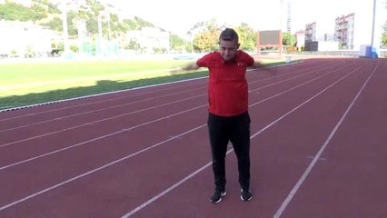 Özel sporcu Ali Topaloğlu'ndan "Evde kal" çağrısı