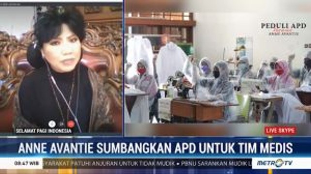 Anne Avantie Sumbangkan APD untuk Tim Medis (1)