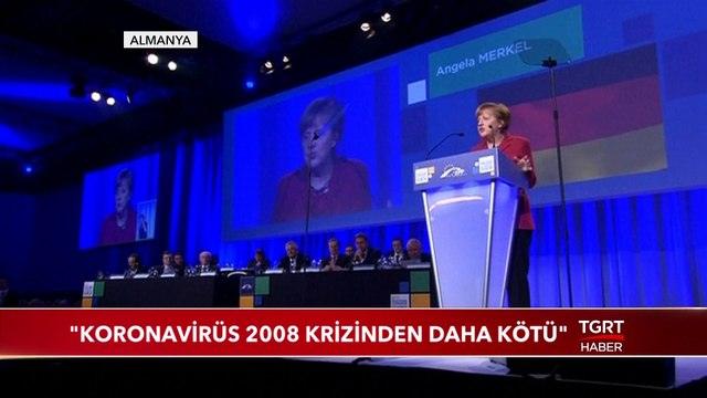 Merkel: Koronavirüs 2008 Krizinden Daha Kötü