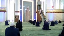 Diyanet İşleri Başkanı Erbaş Millet Camii'nde hutbe irad etti