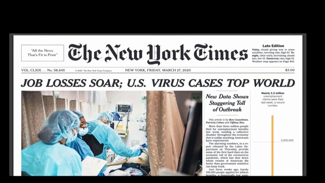 U.S.A has almost 100,000 virus cases - more than China - what next