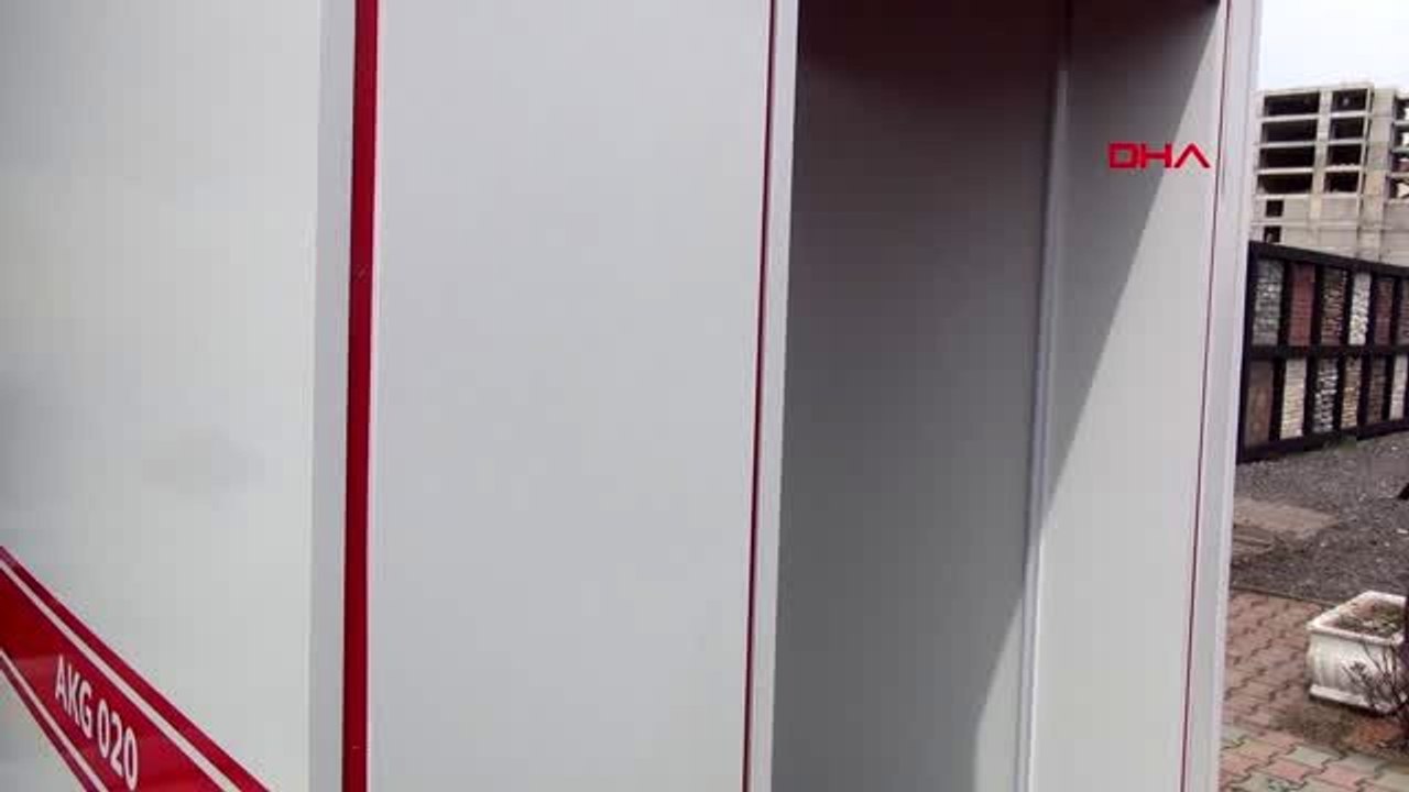 Kayserili genç, dezenfeksiyon kabini geliştirdi