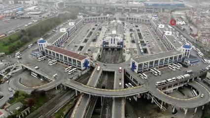 15 Temmuz Demokrasi Otogarı'nda korona virüs sessizliği