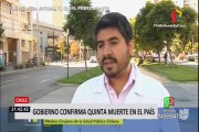 Chile reportó su quinto fallecido por coronavirus