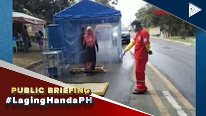 #LagingHanda | Decontamination tents, nilagay ng DPWH sa lungsod ng Iligan