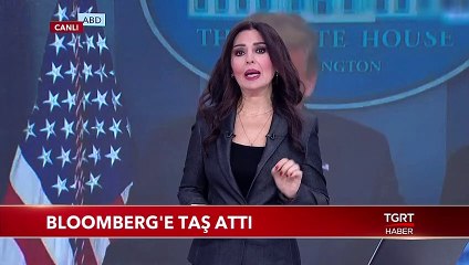 Trump Bloomberg Muhabirini Köşeye Sıkıştırdı