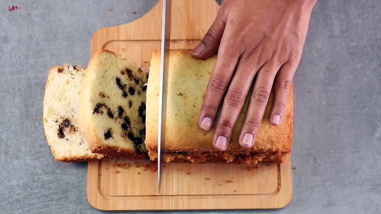CHOCOLATE CHIPS TEA CAKE RECIPE WITHOUT OVEN I EGGLESS POUND CAKE TEA TIME RECIPE