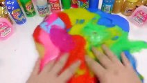 DIY Learn Colors Slime Ice Cream Combine Slime All Colors Case Toys For Kids