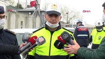 ANKARA GÖLBAŞI'NDA ŞEHİR GİRİŞİNDE POLİS KORONAVİRÜS KONTROLÜ YAPTI, SÜRÜCÜLER VE YOLCULAR UYARILDI