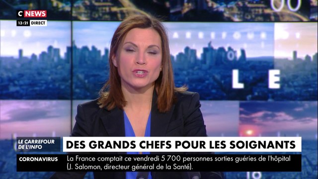 Coronavirus : des grands chefs pour les soignants
