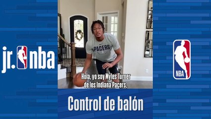 Dribble Balance Drill with Myles Turner (Spanish Subtitles)