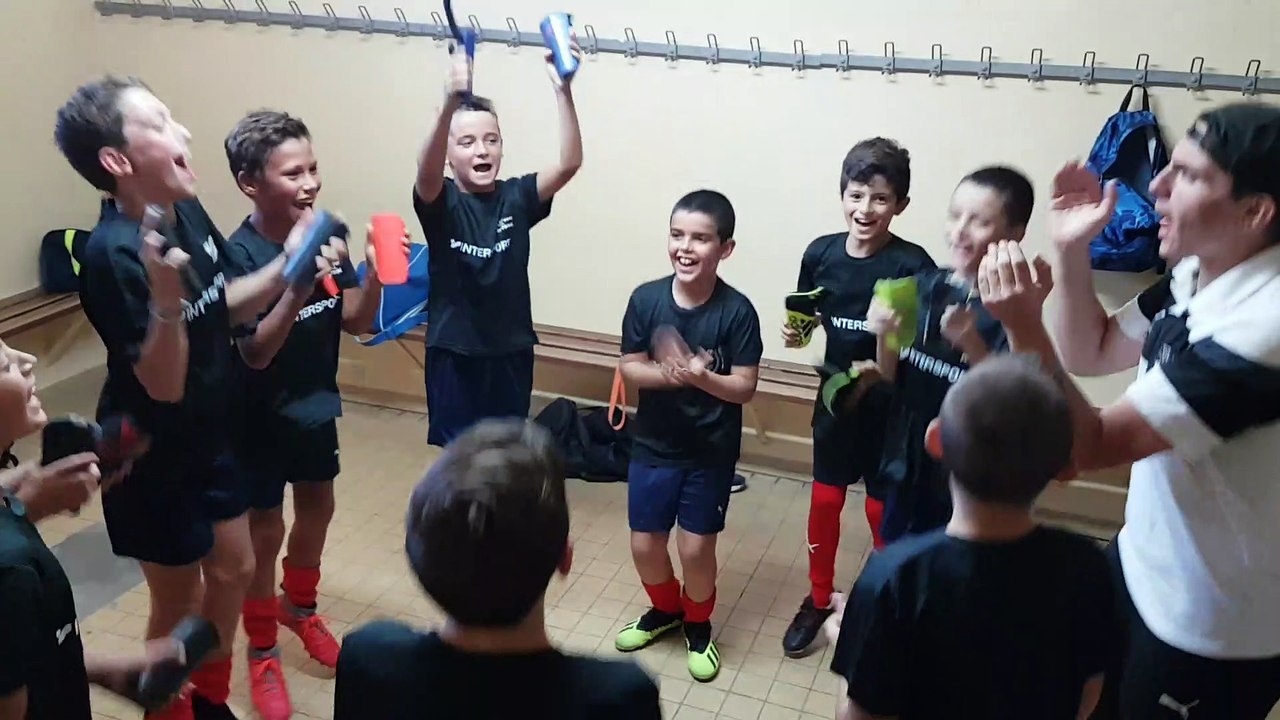 Cri de victoire des U11 contre le Hyères F.C  3-0