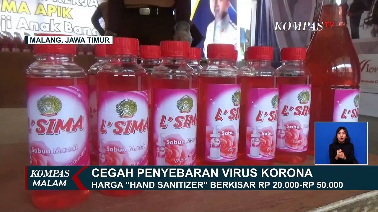 Lawan Corona: Warga Lapas Bikin Hand Sanitizer dan Masker