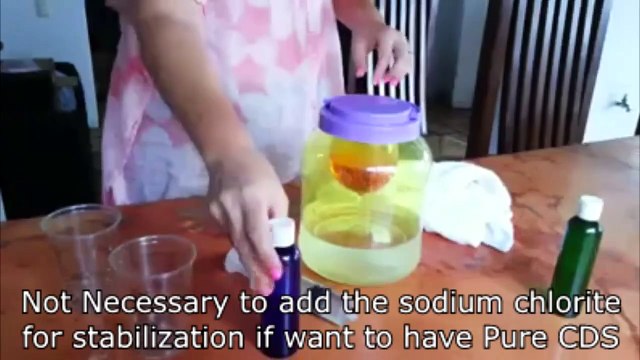 How to make 1 liter of 3000 ppm Chlorine Dioxide Solution (CDS)