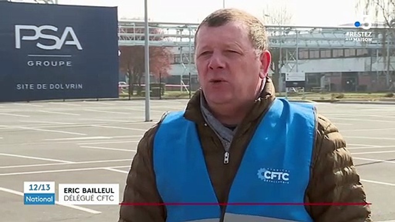 Coronavirus : malgré le confinement, PSA veut reprendre ses activités dans une usine