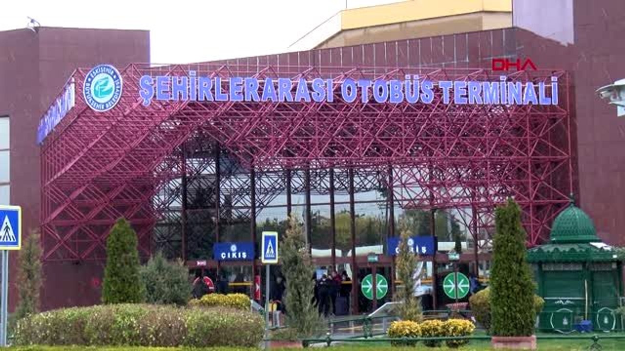Eskişehir otogarda otobüs seferleri iptal edildi