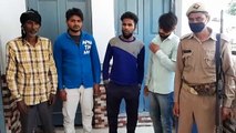 शामली: जुआ खेल रहे 4 जुआरियों को पुलिस ने भेजा जेल