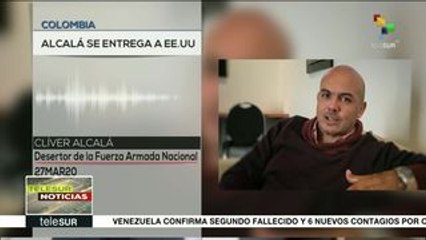 Cliver Alcalá Codones se entrega a las autoridades de EE.UU.