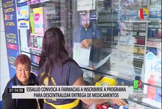 Farmacia Vecina: EsSalud convoca inscribirse para descentralizar entrega de medicamentos